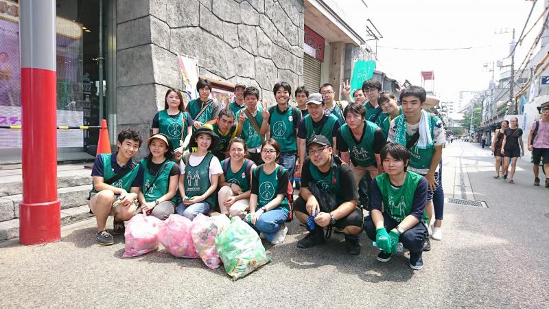 事務局インターンと浅草チームのコラボレーション画像