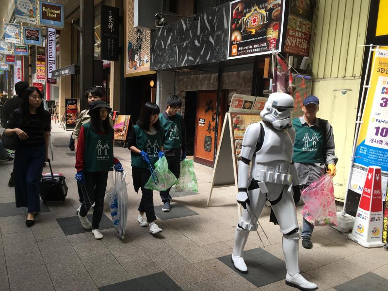 青空夏のおわりそうじ画像