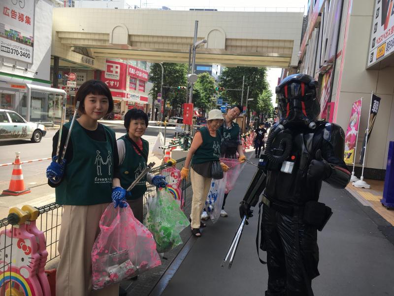 青空夏のおわりそうじ画像