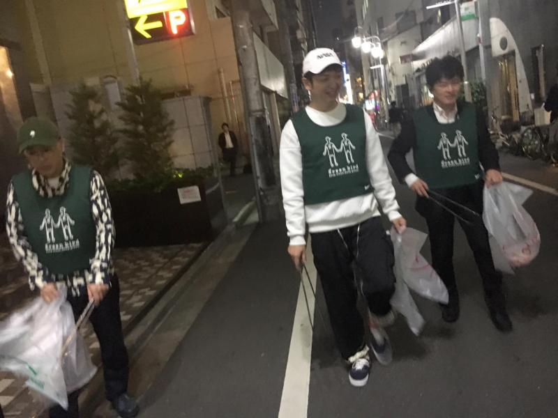 心地好い気候の夜のお掃除画像