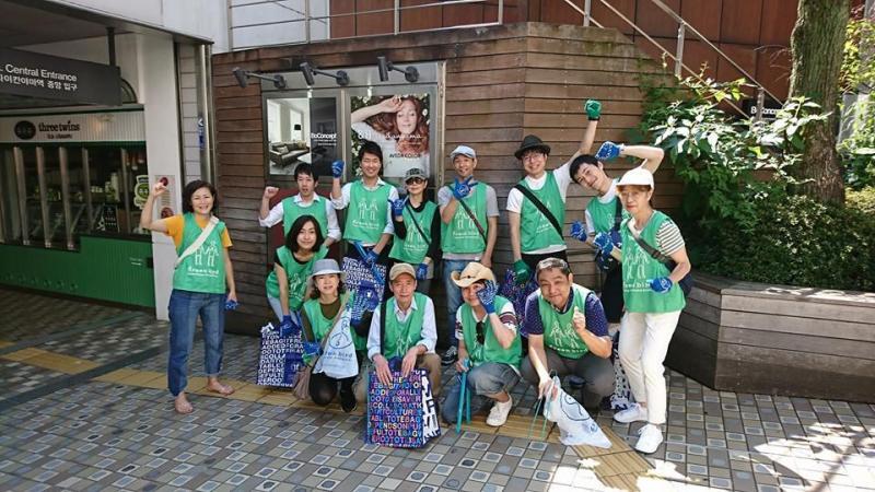 地域清掃＿八幡通り画像