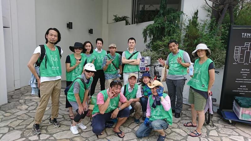 地域清掃＿八幡通り画像