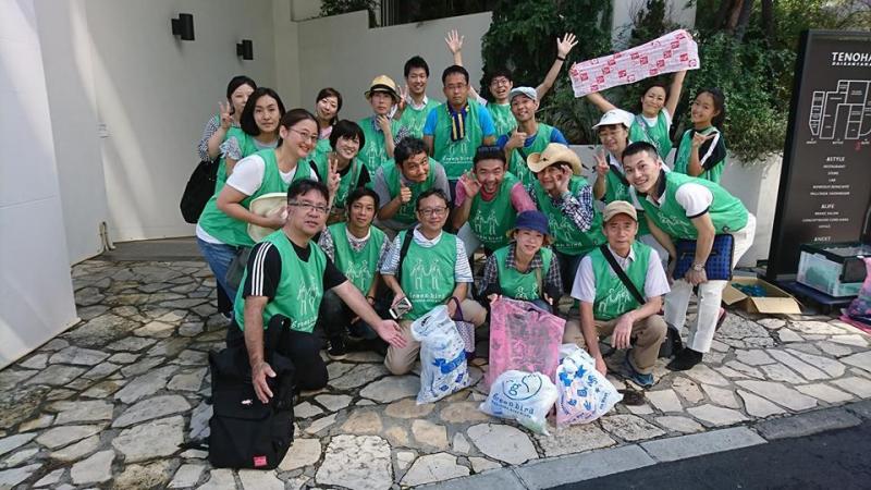 地域清掃＿八幡通り画像