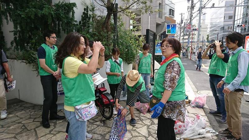 地域清掃＿旧山手通り画像