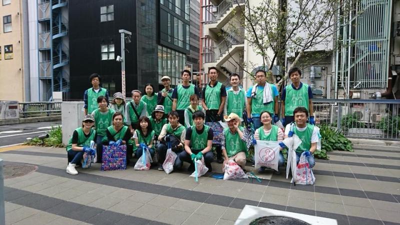 地域清掃＿八幡通り画像