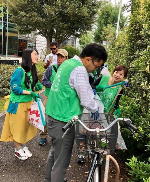 地域清掃＿旧山手通り画像