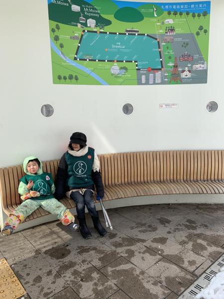 雪まつり前の寒さむおそうじ画像