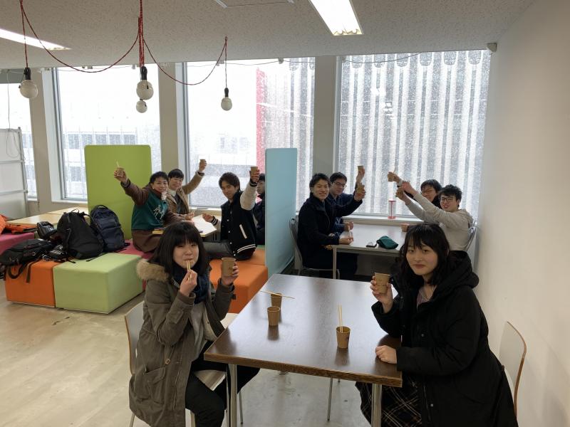 あけおめ&おしるこおそうじ画像