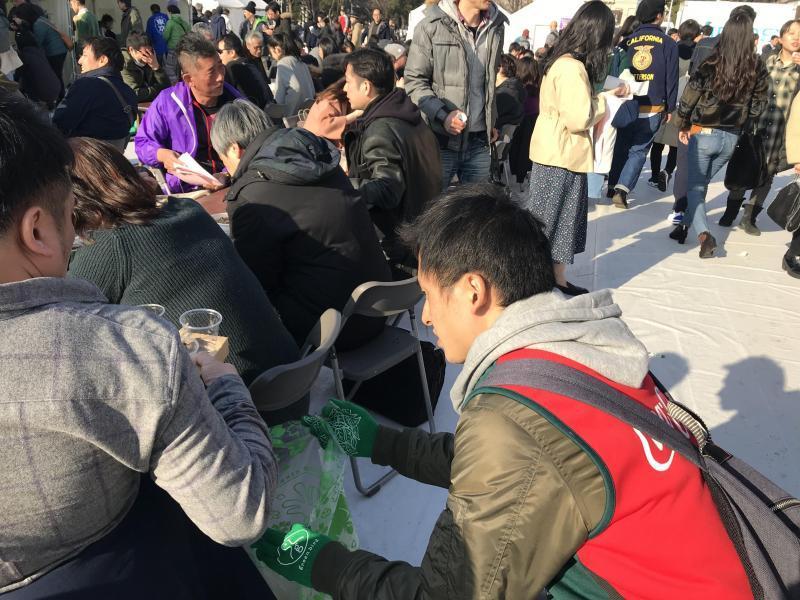 【コラボそうじ】上野公園フェス（3回目）画像