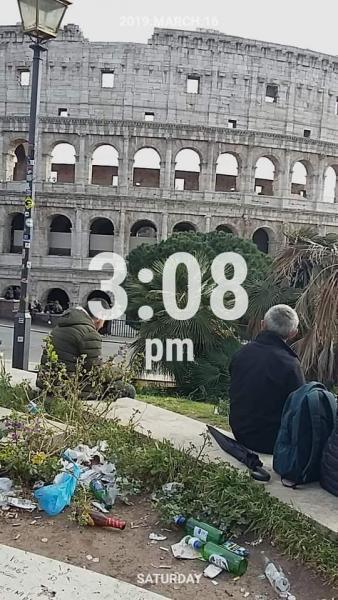 green bird a Roma!ローマでお掃除！！画像