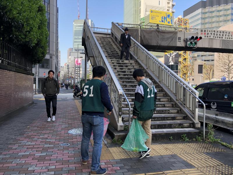 朝活そうじスタート！画像