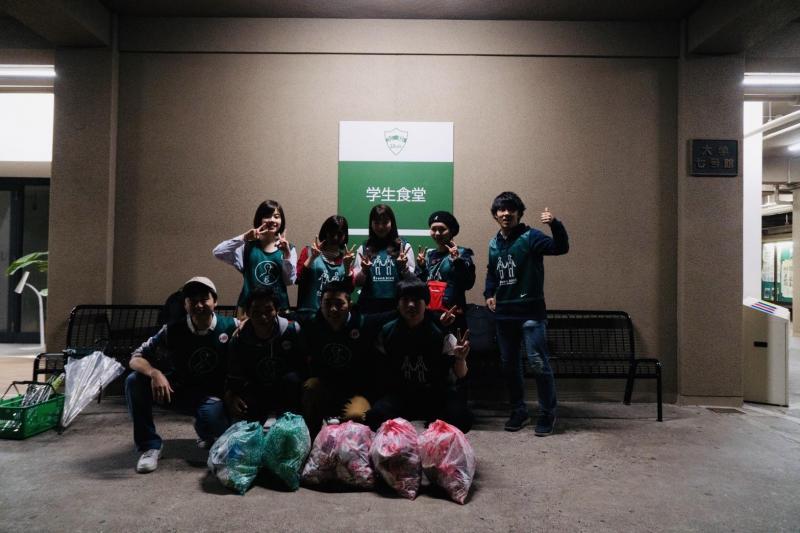 青山学院大学チーム夜のお掃除再稼働！画像