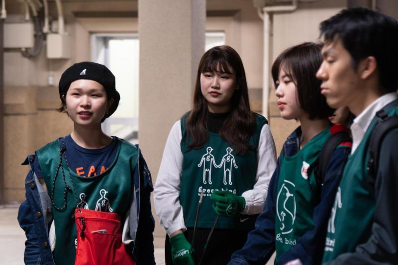 青山学院大学チーム夜のお掃除再稼働！画像