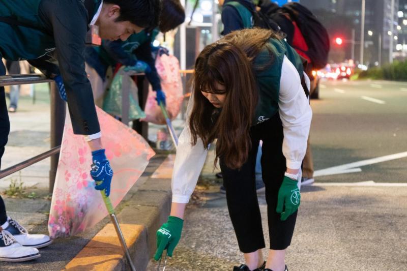 青山学院大学チーム夜のお掃除再稼働！画像