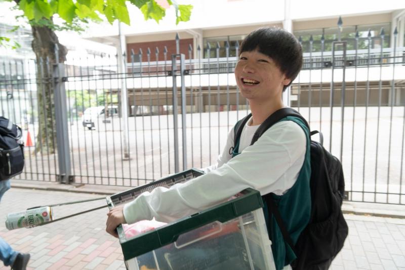 青学チーム　朝活おそうじ画像