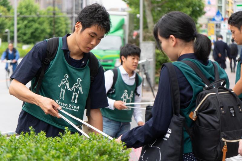 青学チーム　朝活おそうじ画像