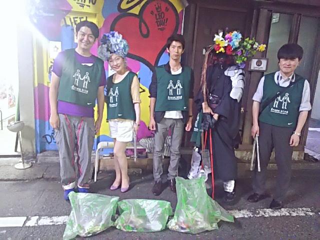 梅雨ときどき晴れ、新宿二丁目おそうじ画像