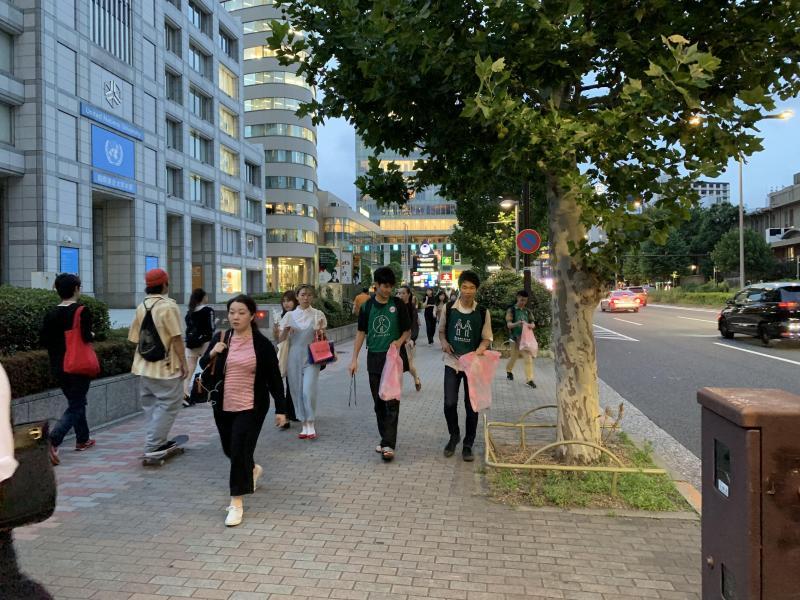 一ヶ月ぶり！　青山学院大学チーム夜活おそうじ！画像