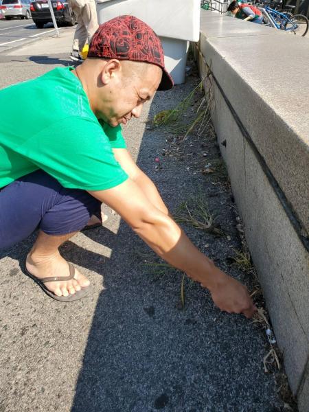 People in Porter Square - MBTA Clean up!画像