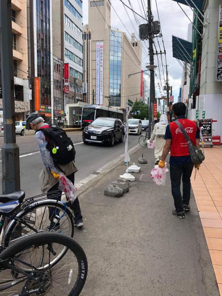 札幌ごみゼロおそうじ画像