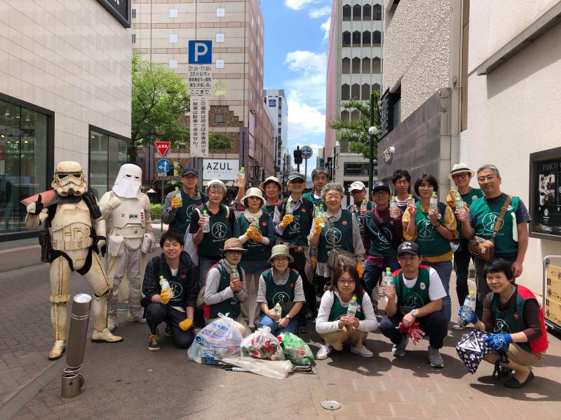 札幌ごみゼロおそうじ画像