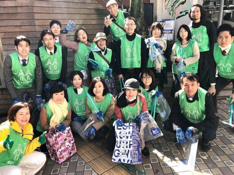 地域清掃＿旧山手通り画像