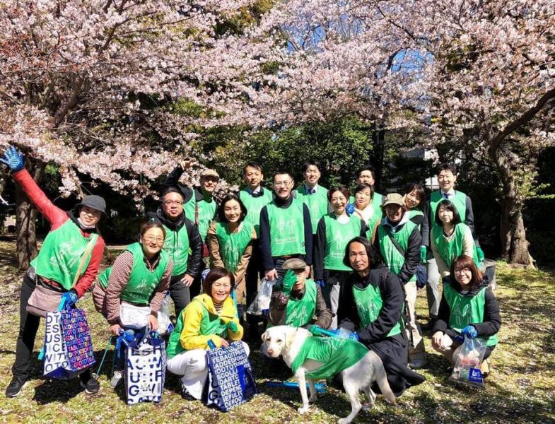 地域清掃＿旧山手通り画像