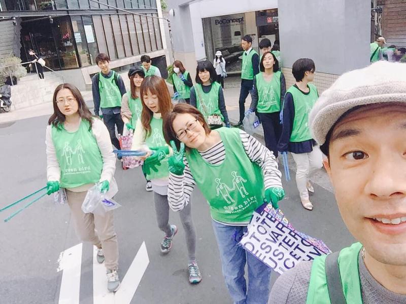 地域清掃＿八幡通り画像