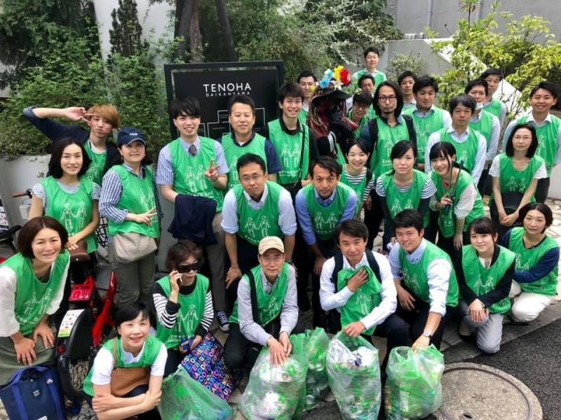 地域清掃＿八幡通り画像