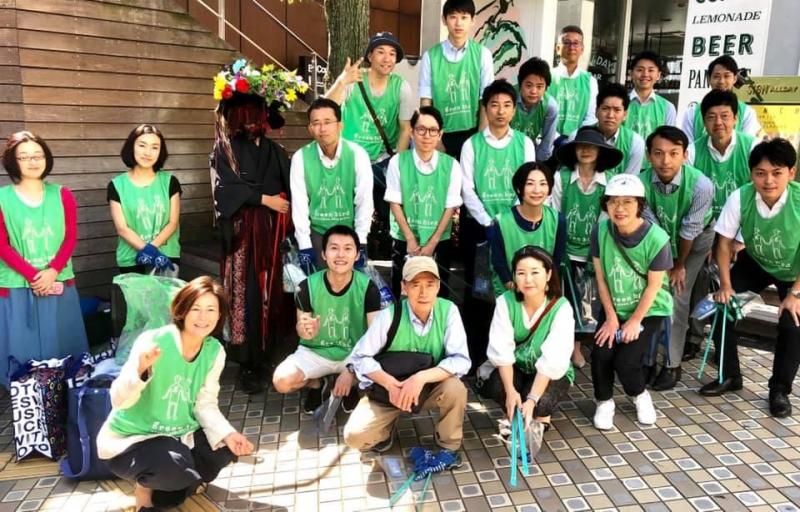 地域清掃＿旧山手通り画像