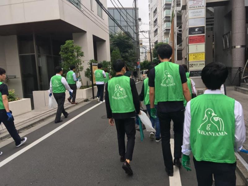 地域清掃＿八幡通り画像