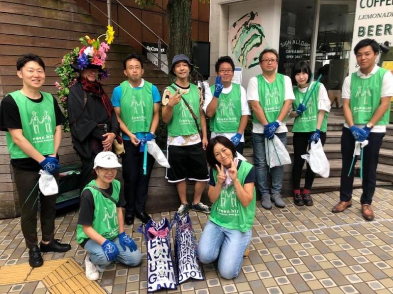 地域清掃＿旧山手通り画像