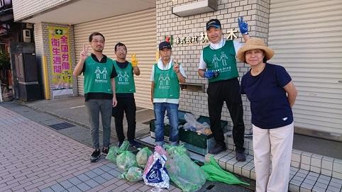 富山駅前定例そうじ画像