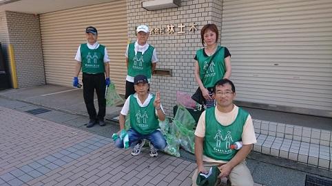 富山駅前そうじ画像