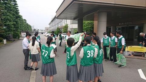富山第一高等学校生徒会コラボ画像