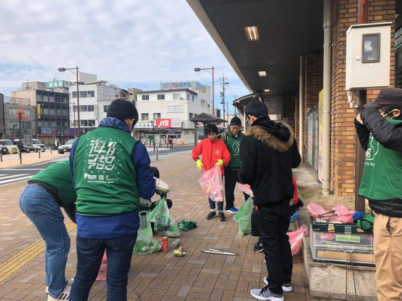 2020年第一弾ゴミ拾い画像
