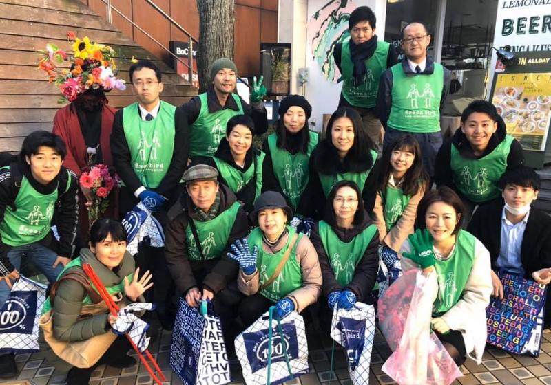 地域清掃＿旧山手通り画像