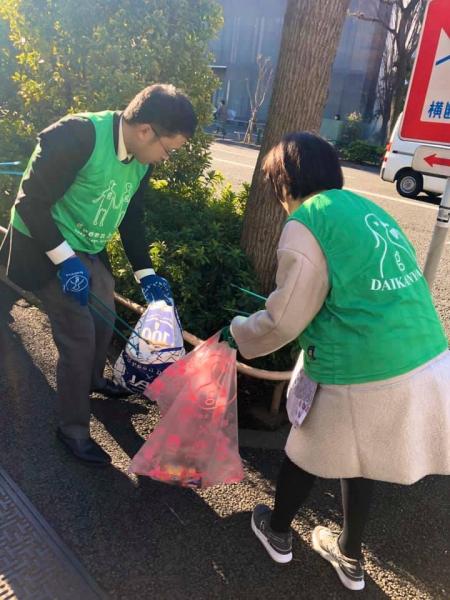 地域清掃＿旧山手通り画像