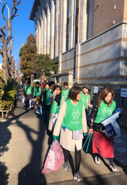 地域清掃＿旧山手通り画像