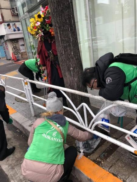 地域清掃＿八幡通り画像