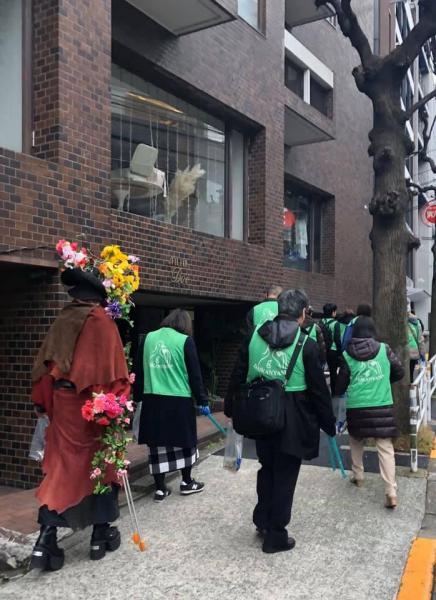 地域清掃＿八幡通り画像