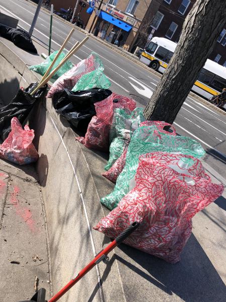 ボストンチーム 2月度定例ゴミ拾い画像