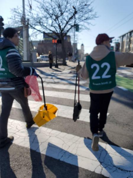 ボストンチーム 2月度定例ゴミ拾い画像