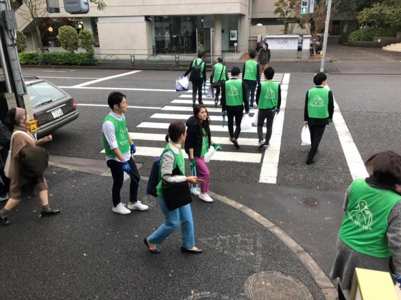 地域清掃＿旧山手通り画像