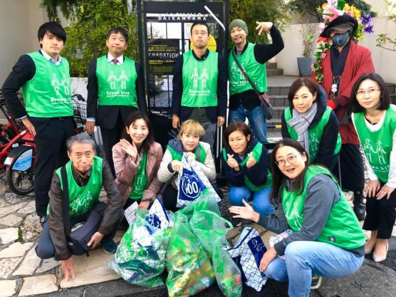 地域清掃＿八幡通り画像