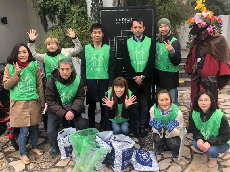 地域清掃＿旧山手通り画像