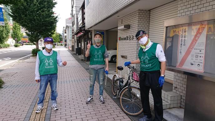 富山駅前そうじ画像