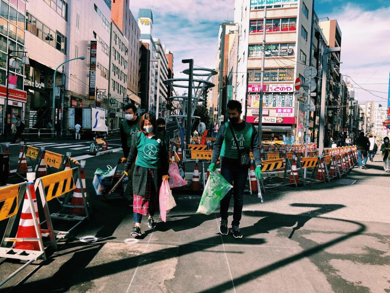 初の定例掃除画像