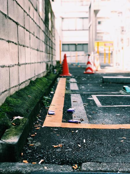 初の定例掃除画像