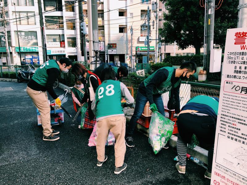 初の定例掃除画像